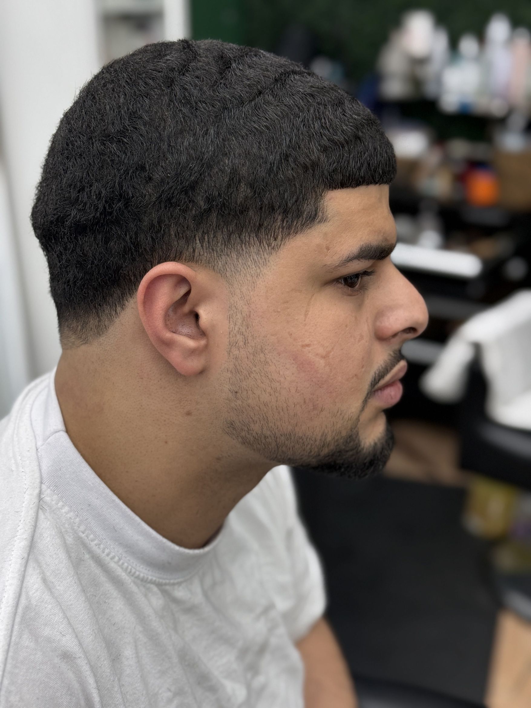 Modern haircut at JussXclusive Barbershop, Castle Hill Bronx