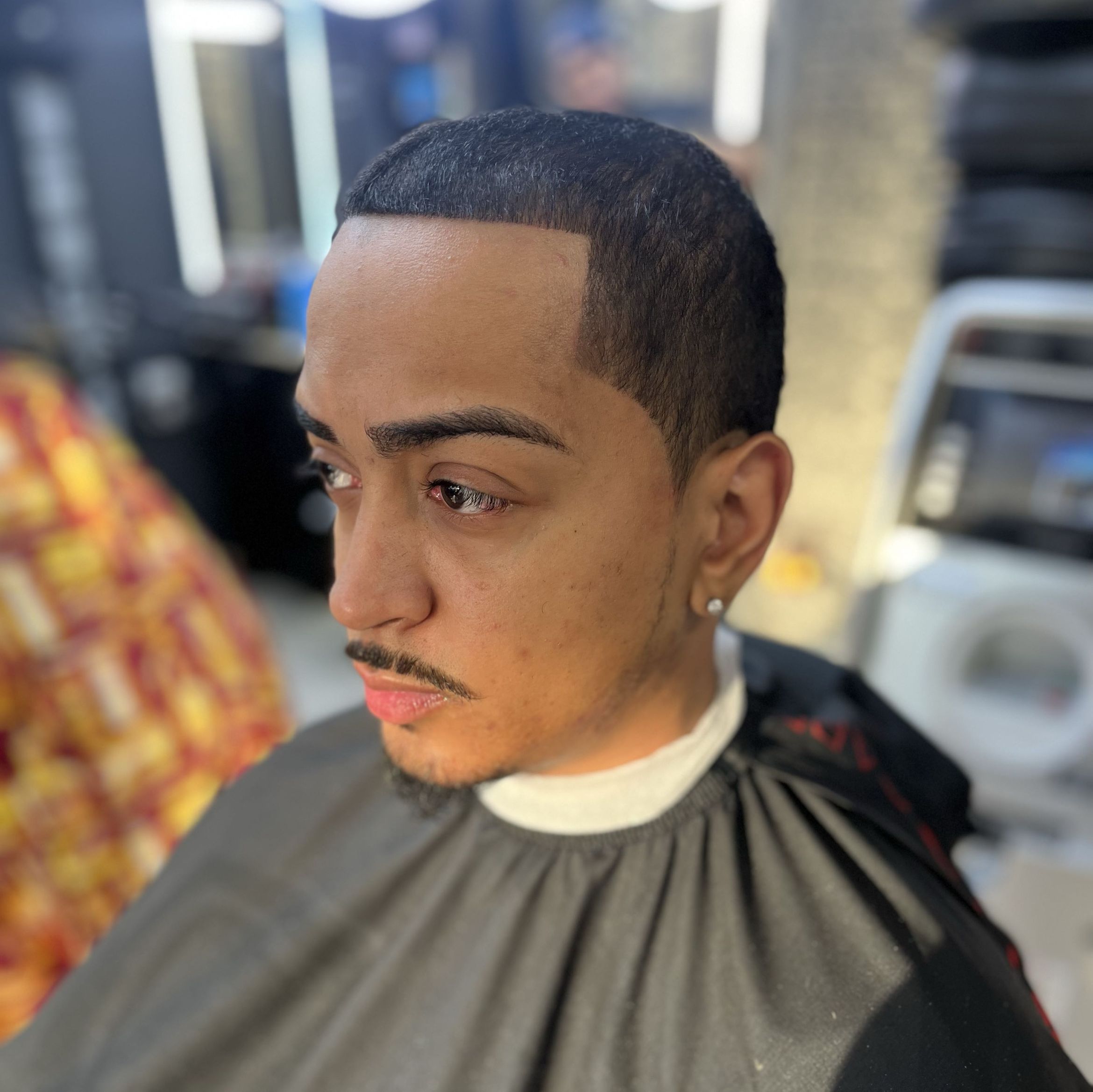 Fresh cut detail at JussXclusive Barbershop Bronx